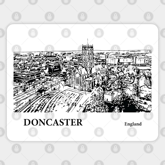 Doncaster England Magnet by Lakeric
